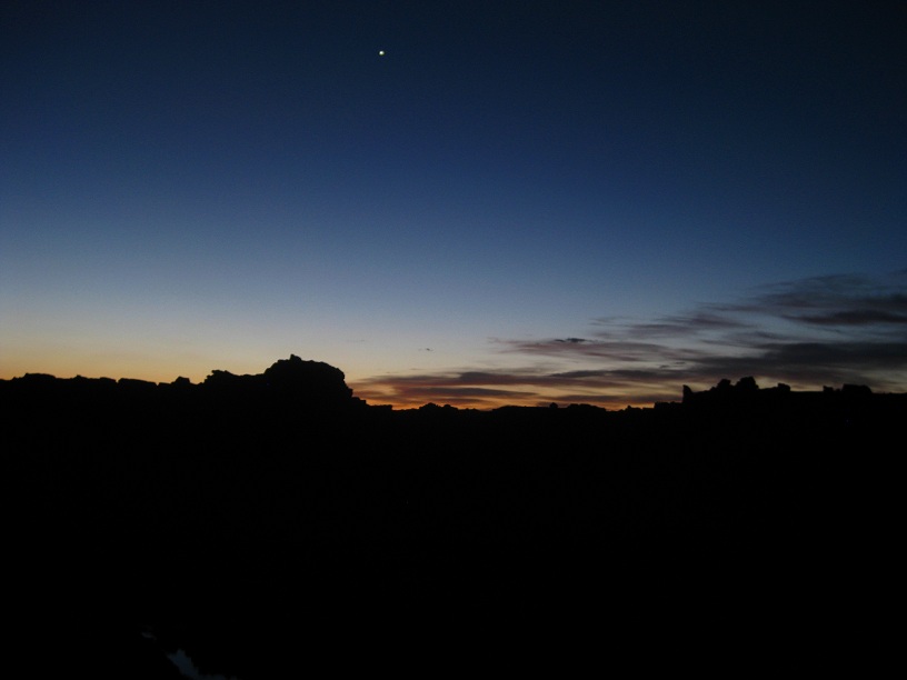 Dawn over Spanish Bottom, Maze District, Canyonlands